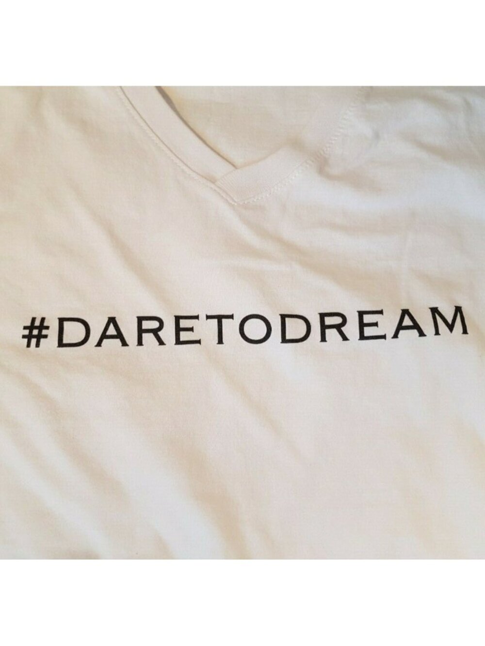 Cara Matthew Ethica Dare to Dream T-Shirt Women's Large #daretodream